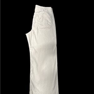 Anthropologie Off-White Wide Leg Jeans